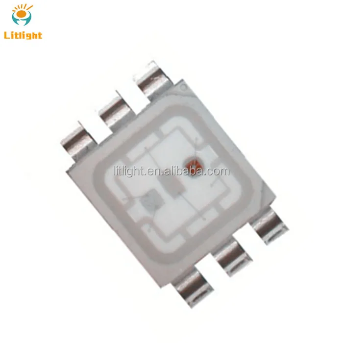 High Power Led Diode PLCC-6  Red Green Blue 3in1 6 Pins 3W 9W 8090 SMD RGB LED Chip, Warm/cool White 9080 9218 5074 Lamp Beads