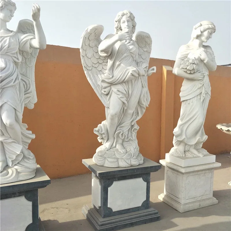 product wholesale price custom hand carved stone figure statue customized garden decoration granite figure sculpture-8