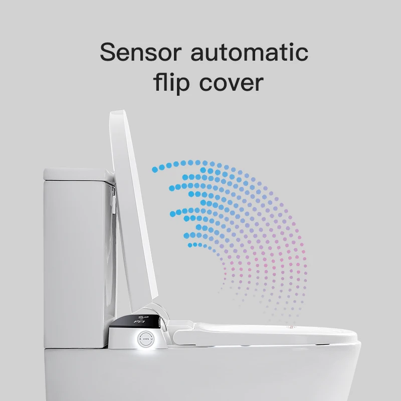 High-end Intelligent Sanitary Ware Floor Mounted Water Closet Automatic Bidet Toilet Smart Two Piece Toilet Commode for Home