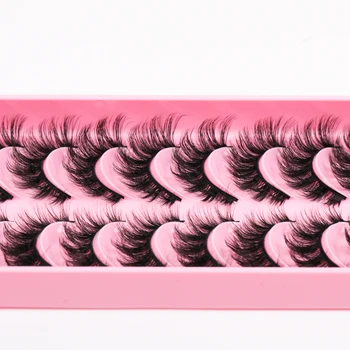 Cheap price Vendor Bulk Eyelashes Mink Lashes 6D faux Mink eyelashes Wispy Fluffy Lashes