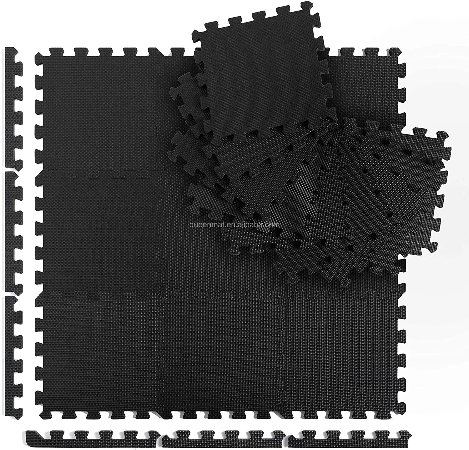 Linyi Queen 30x30cm Eva Puzzle Exercise Floor Interlocking Mat Non Slip