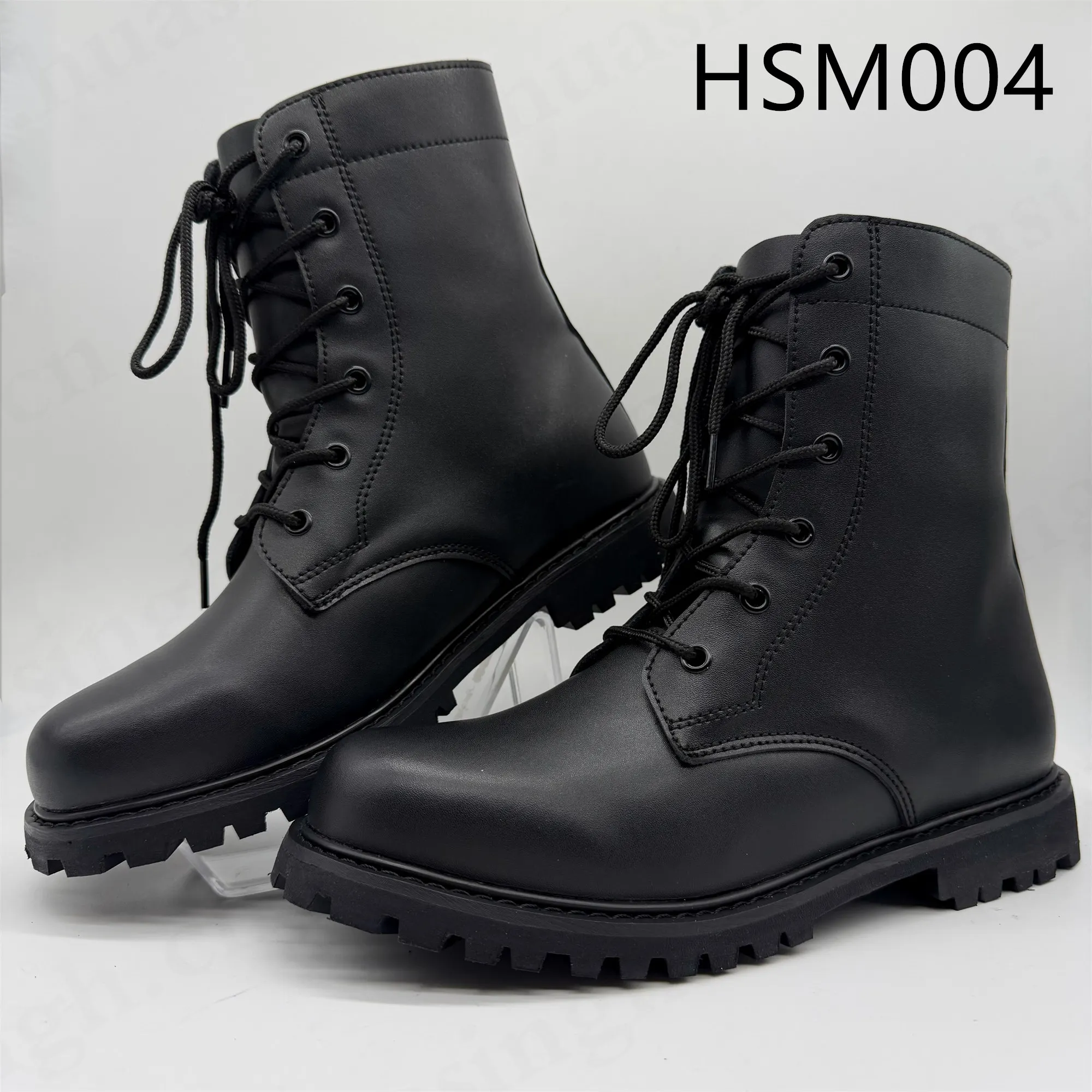 LXG,muddy Roads No Marking Indestructible 8 Inch Tactical Boots Rough Terrain Men Combat Marching Boots for Sale HSM004