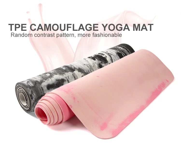 Custom Eco Friendly Private Label Tpe Professional Fitness Exercise Yoga Mat