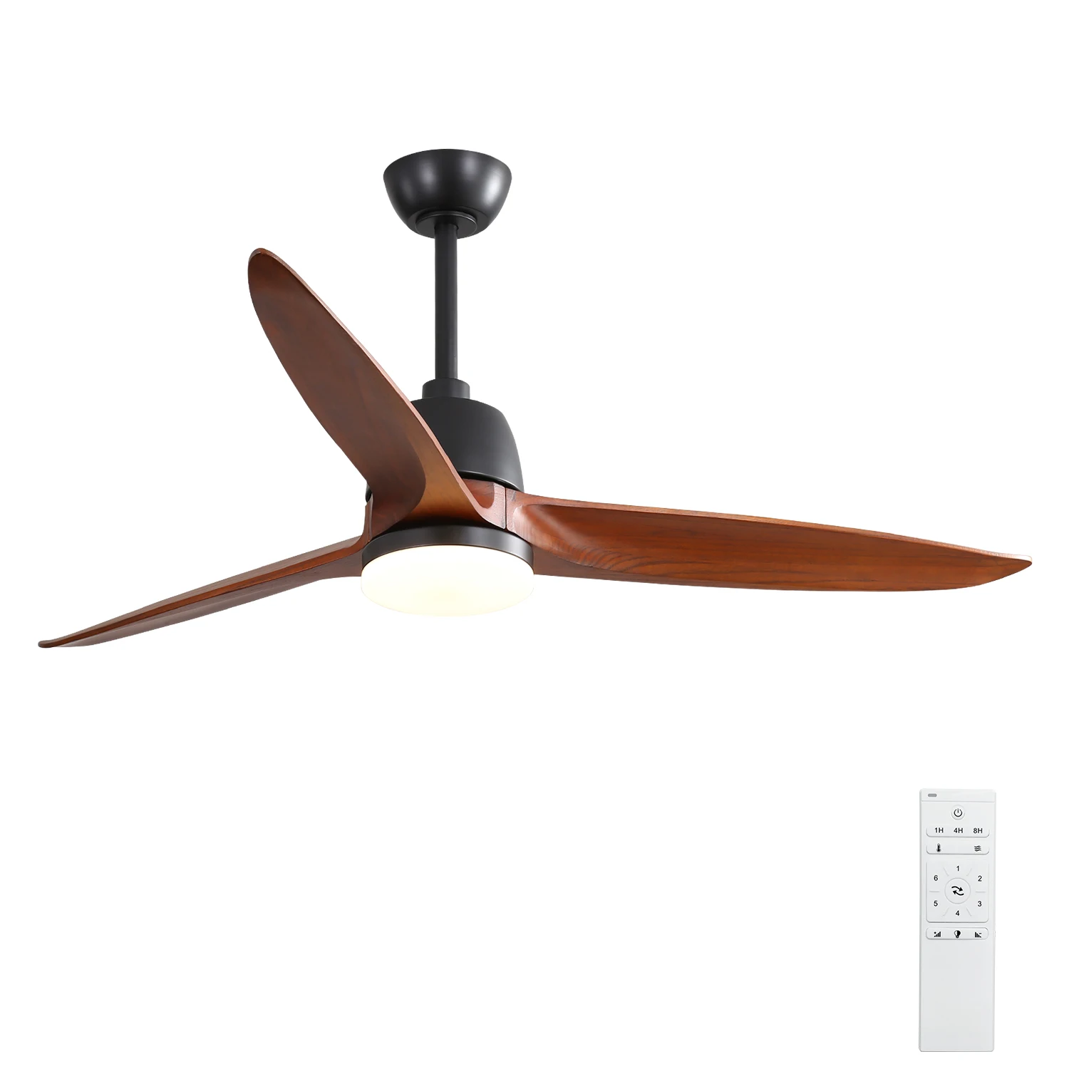 Energy Saving Electric Remote Control Led Crystal Chandelier Ceiling Fan With Light