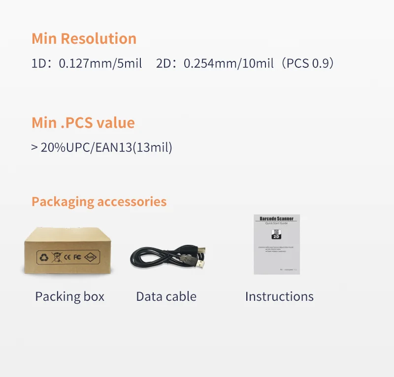 Winson WAI-6780 Supermarket Checkout Barcode Scanner Desk Scanner