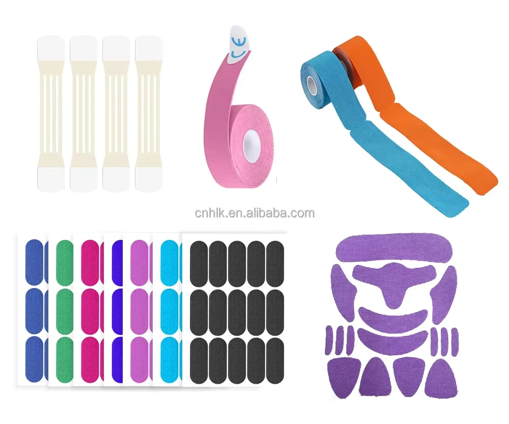 product hlk premium material beauty precut anti wrinkle private label kinesiology double chin lifting lift face tape for wrinkles face-4