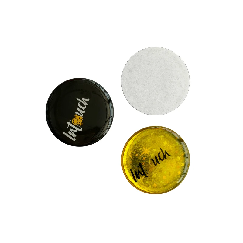 Customer Logo QR Code Tag Smart RFID Keyfob F08 N213 NFC Keychain Nfc Epoxy Tags