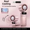 pink refrigeration + lanyard-sakura powder-6000 ma zurong