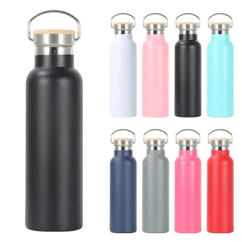 Stainless Steel Insulated Water Bottle Vacuum Flask & Thermos for Travel Mugs