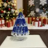 Blue and white 8.5cm