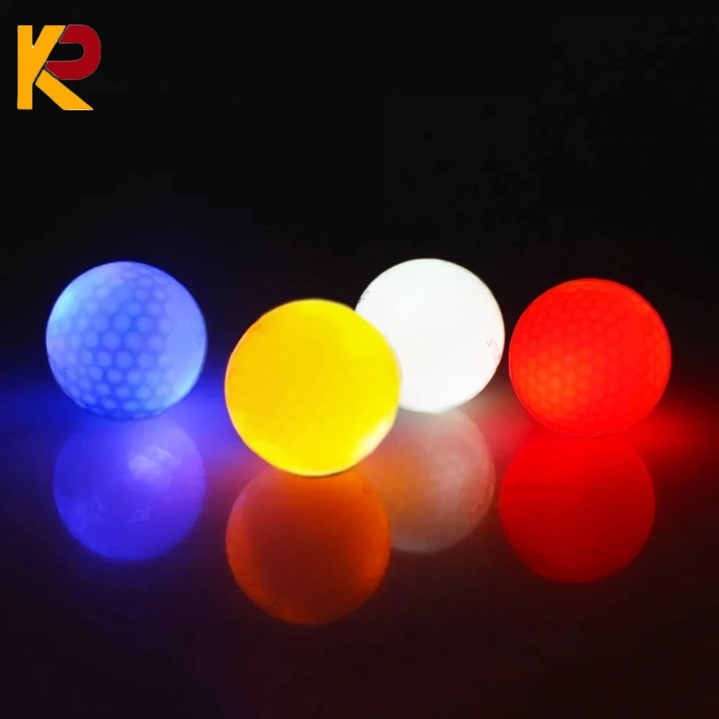 Hot Selling Glowing Led Golf Balls Colored Constant Light Up Golf Ball