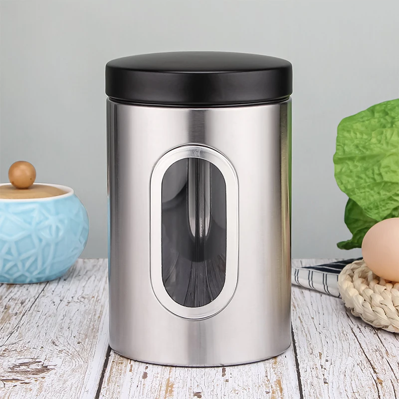 Stainless Steel Food Storage Container Round Shape Stainless Steel Food Container Leakproof Lid