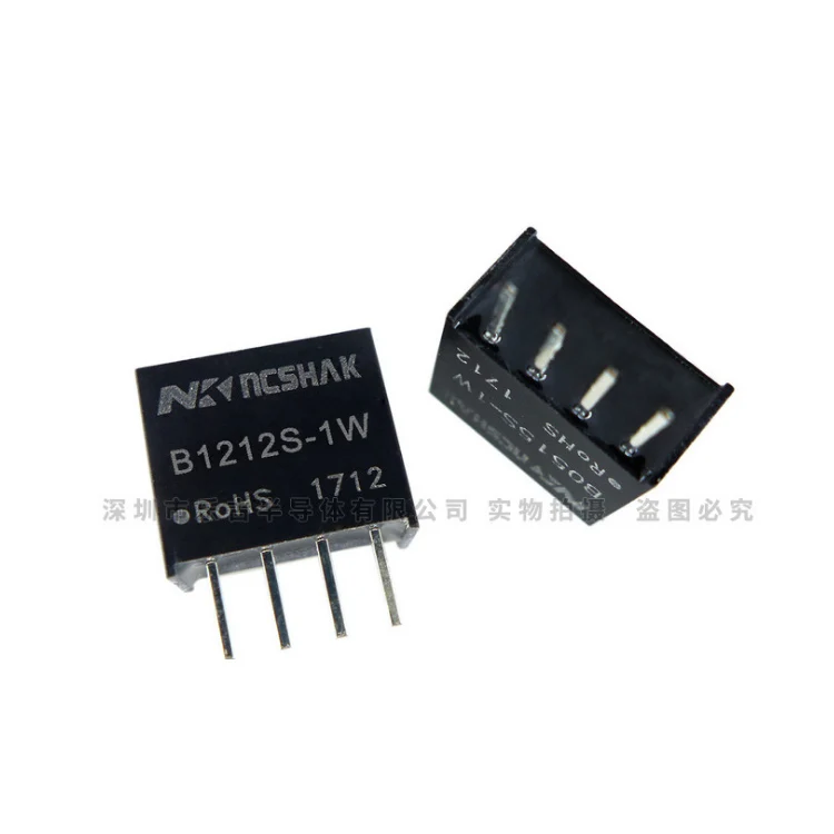 B1212S-1W DC 12V to 12V DC-DC Isolated Power Supply Module Converter Pip .tq 