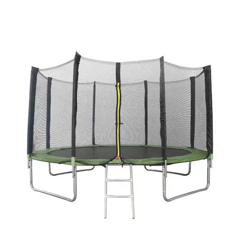 Профессиональный круглый Подземный коммерческий на земле для взрослых 14ft батут открытый 12ft с Корпусами