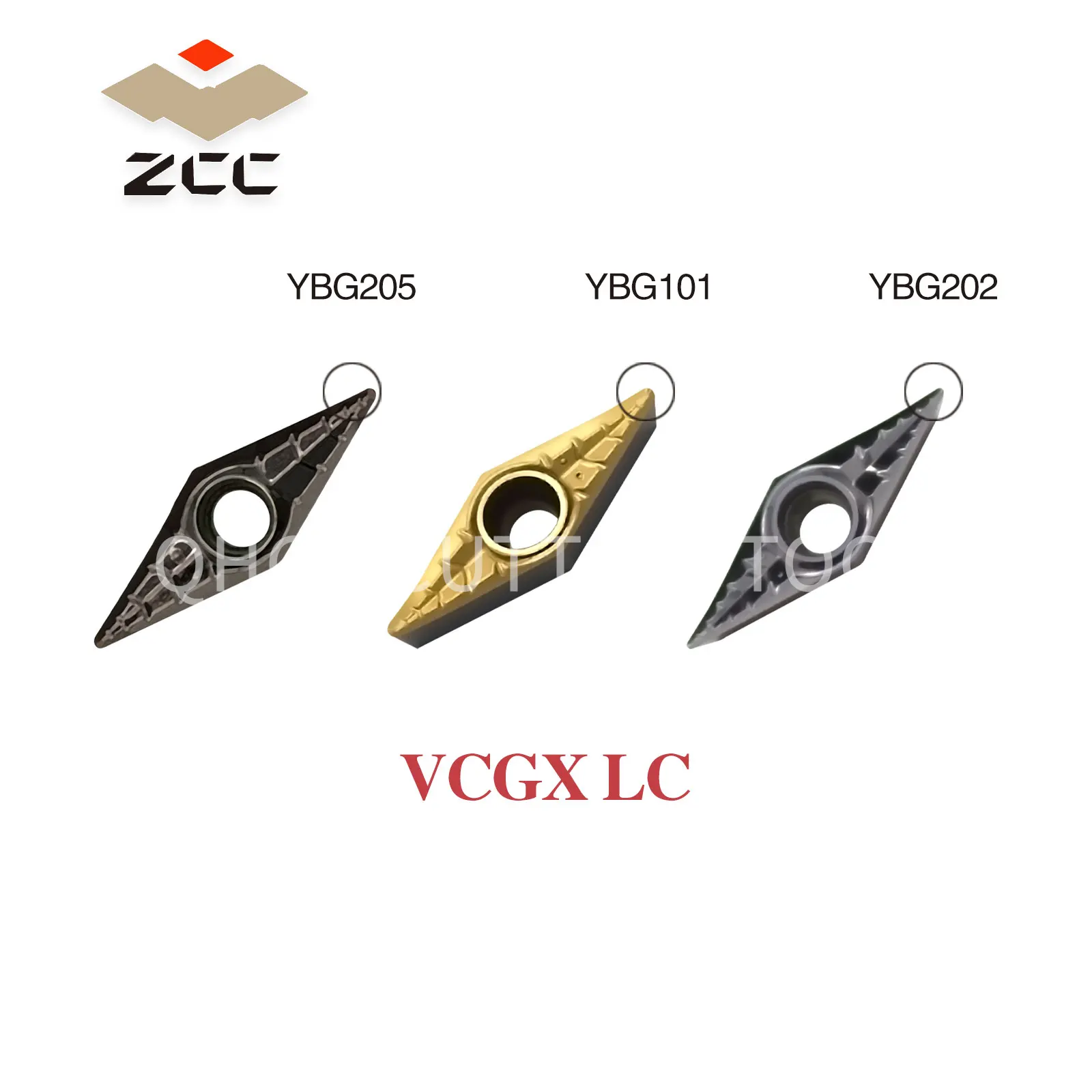 ZCC VCGX YD101 Carbide Inserts - High Quality CNC Tools