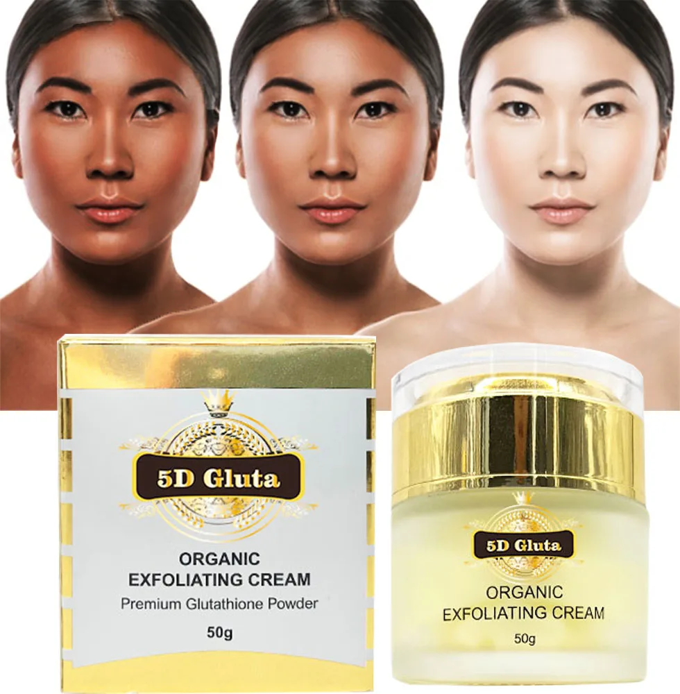 organic glutathione powder Organic Exfoliating Cream with Premium Glutathione Powder