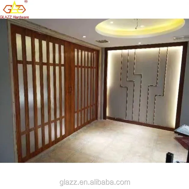 PVC Bathroom Folding Door Cheap Price Interior Sliding Door
