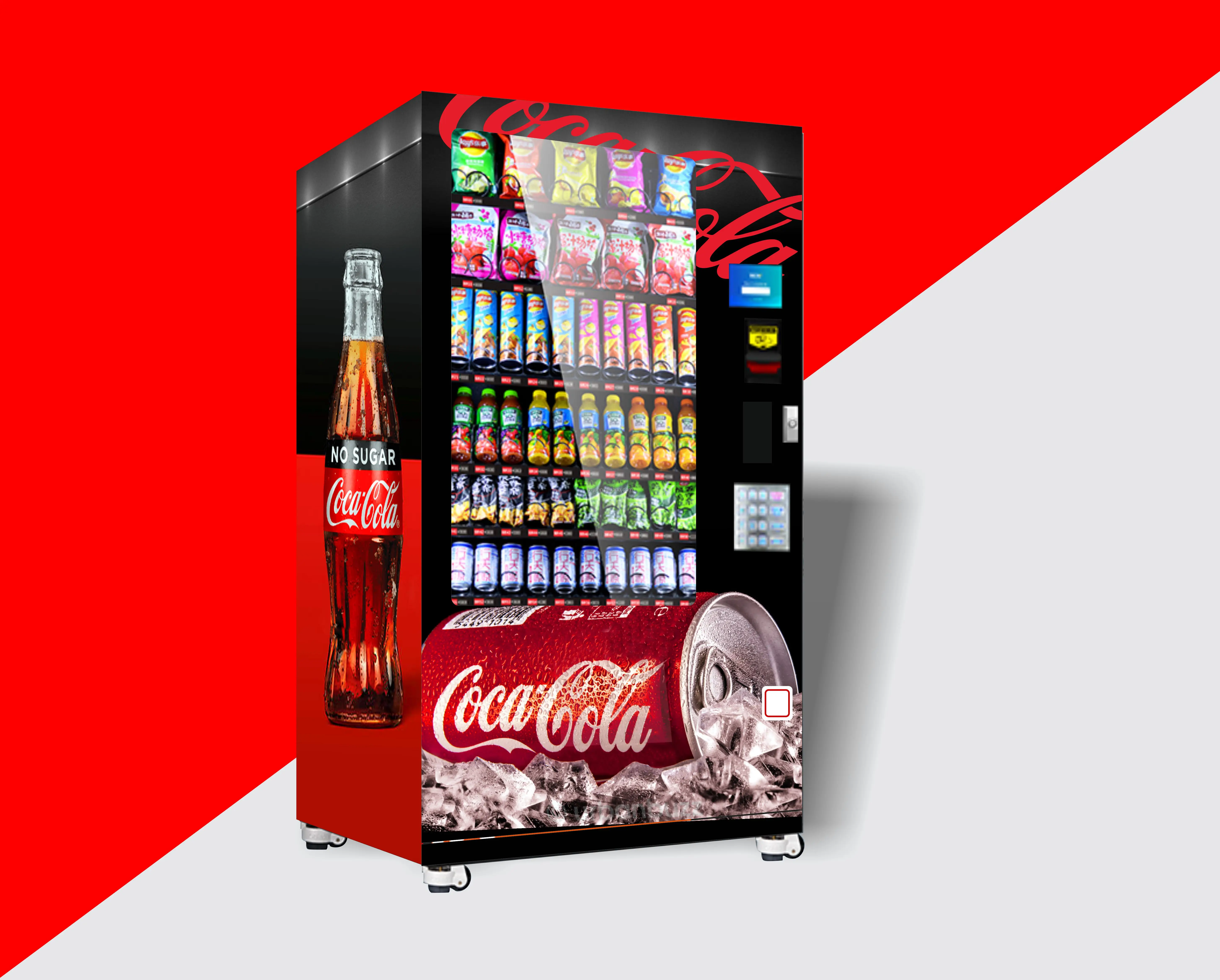 Best Seller Combination Snacks Drinks Vending Machines Support Credit ...