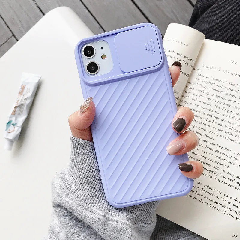 New Ideas Product 2021 Slide Camera Protection TPU Back Phone Cover for Samsung Galaxy A11 A21 A71 A51