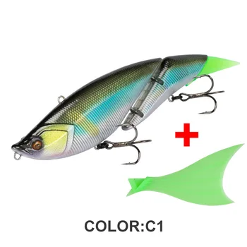 Glutinous Fish Hard Bait Sea Fishing Floating Water Minnow 19cm/55g Double Tail Multi-Tail Fish Lure Bionic – Minnow – view 5