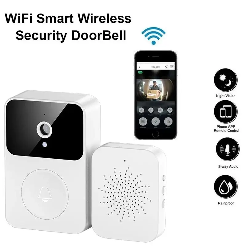 Tuya Smart Video Doorbell High Quality Wireless Visual Remote Door Bell ...