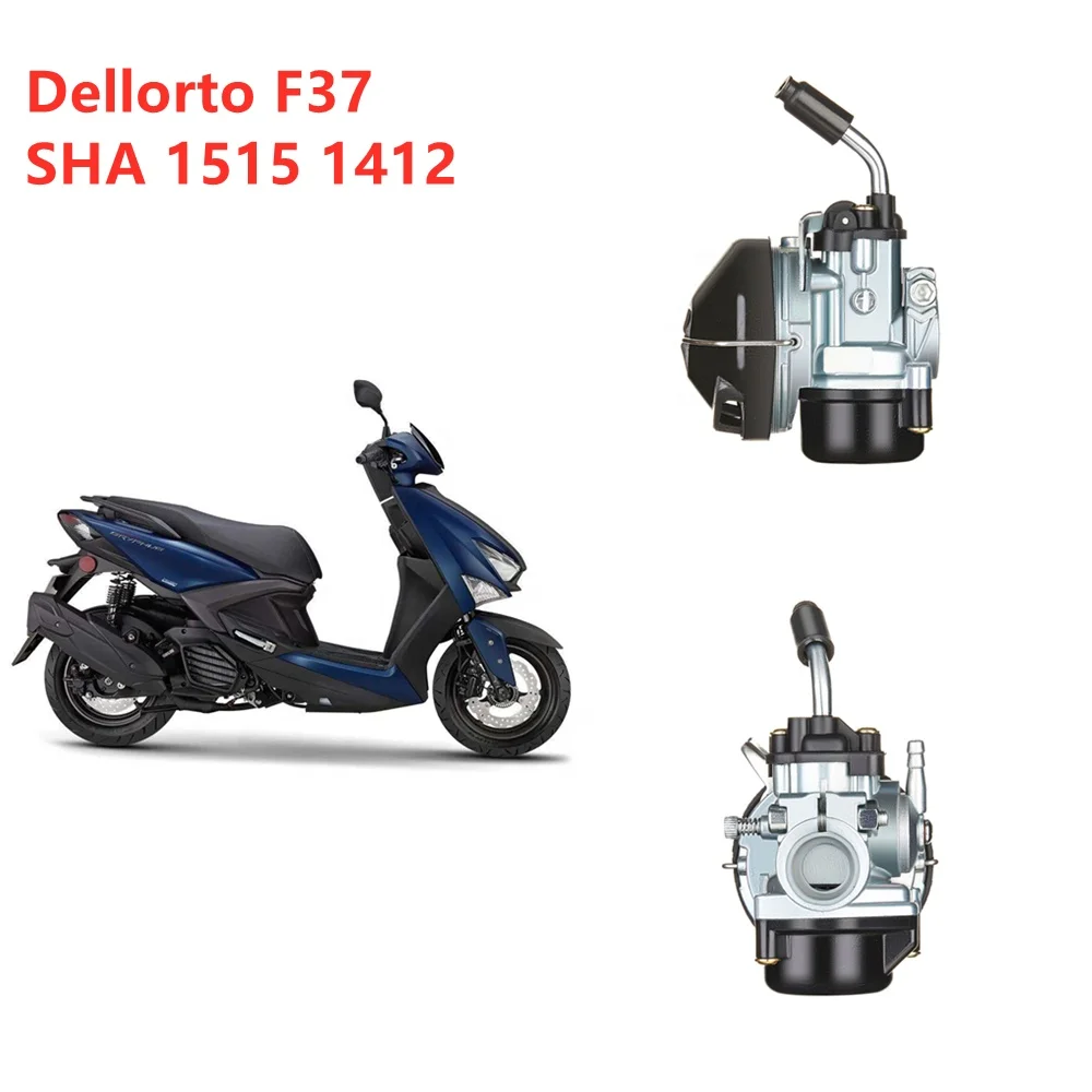 Карбюратор SHA 1515 15/15 1412 F37 19 мм для мотоцикла скутера мопеда