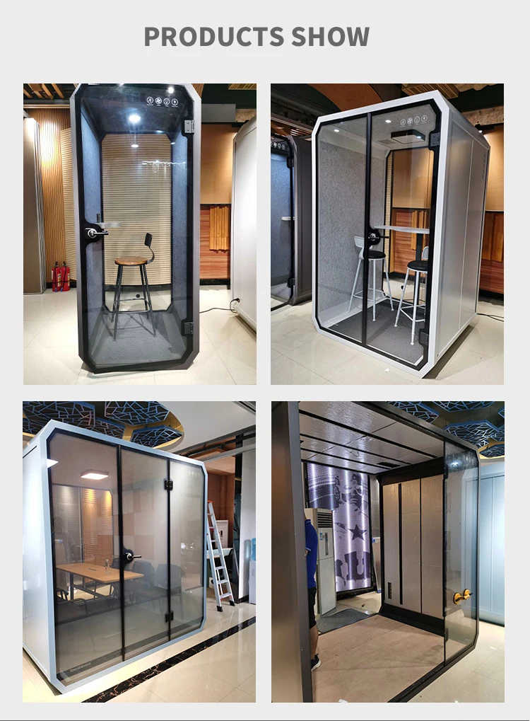 Tiange Easy Installation Uk Malaysia Indoor Phone Cabin Soundproof Vocal Corner Office Booth