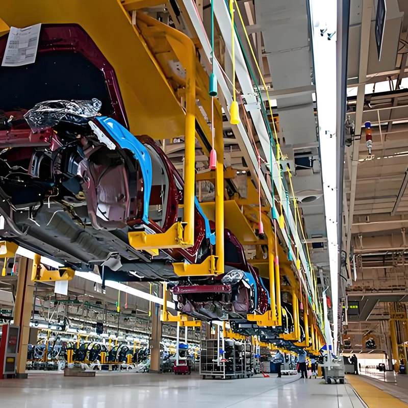 Car Parts Assembly Line with Flexibility to Meet Multi-Model Production Needs