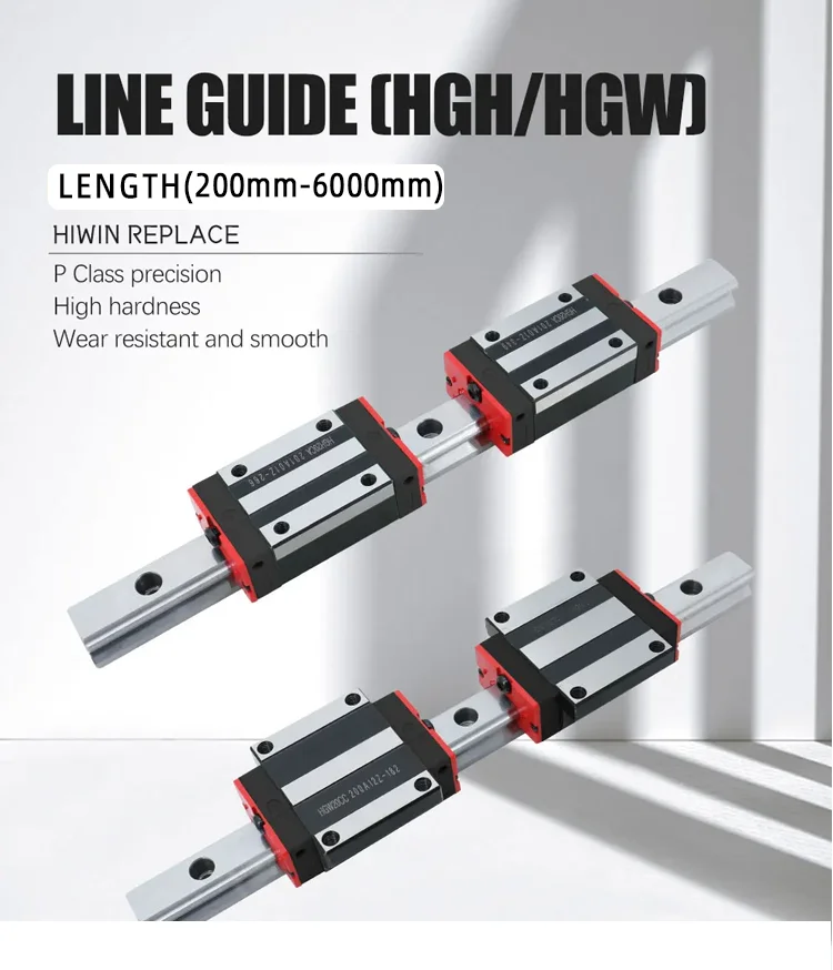HGH30CA Linear Guide Slider Block - CNC Machine Parts Motion Rail System