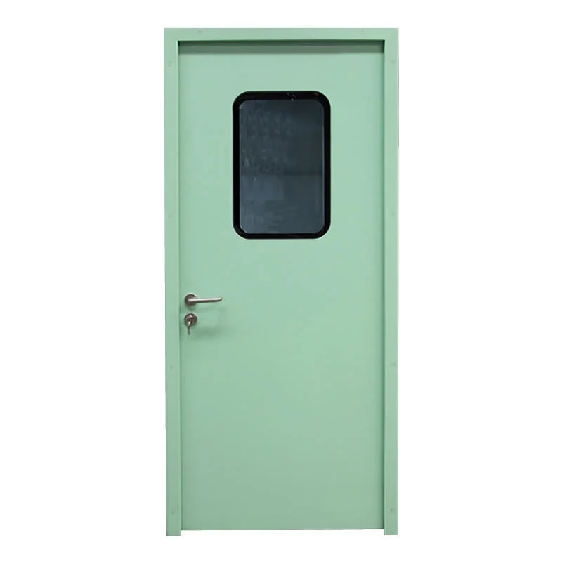 Oredy guarantee steel medical double swing door for clean room 