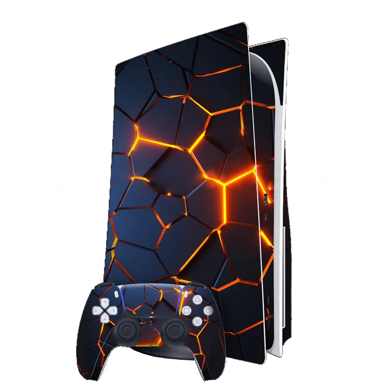 Customized Console Silicone Cover Dust Proof Anti-Scratch Protective Skin Case Video Games & Accessories for Ps5 Disk Version