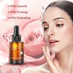 OEM ODM Rosehip Oil Firm Serum Moisturizing Whitening Brightening Double Rose Extract Essential Oil Serums Face Skin Care