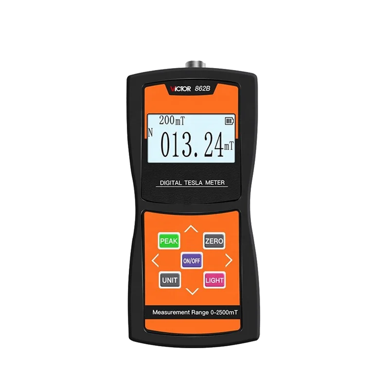 VICTOR 862B Handheld Gauss Meter Portable Digital Teslameter Buy Hall Effect Probe Gauss tesla Meter for Testing Magnets