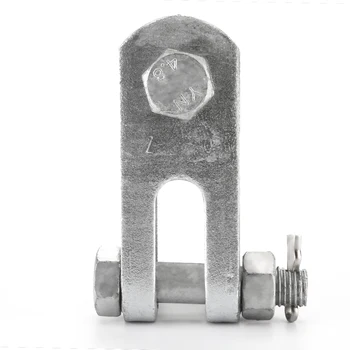 Hot Dip Galvanized Steel Link Fitting High Voltage Power Z Type Clevis Eye UB Type Hanging Clevis