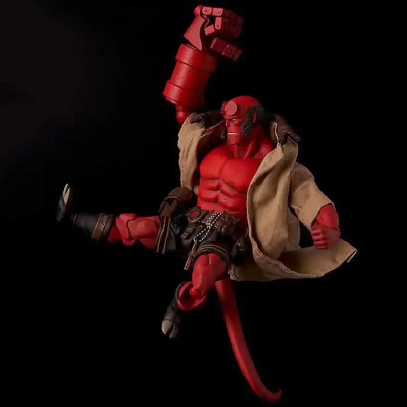 Thousand Value Practice Hellboy   Boy 1/12 Cloth  Joints Can Move Doll Figurines Model Action Figures  Gifts