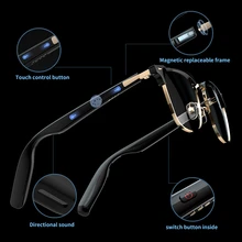 X315 Newest Smart Eye Glasses TWS Wireless Earphone Outdoor Fashion Handsfree Eyewear Smart Sunglasses Speaker for Men and Women