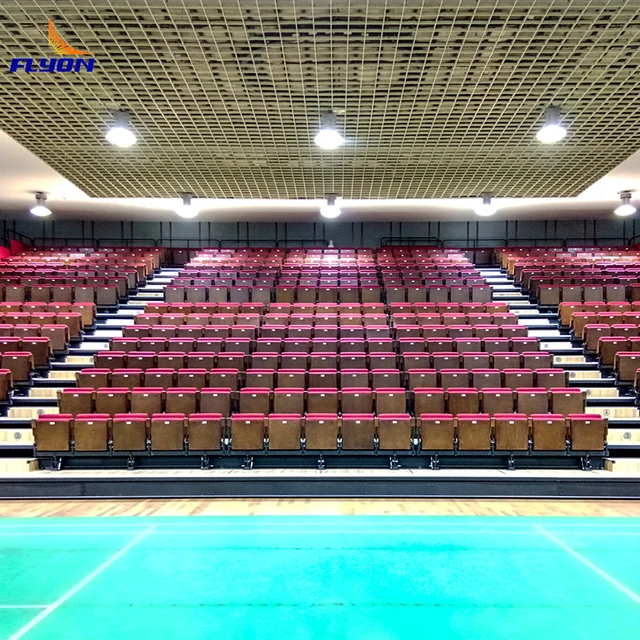 Telescopic Retractable Bleachers Indoor Gym Bench Seat Stadium Seating Honor Seats