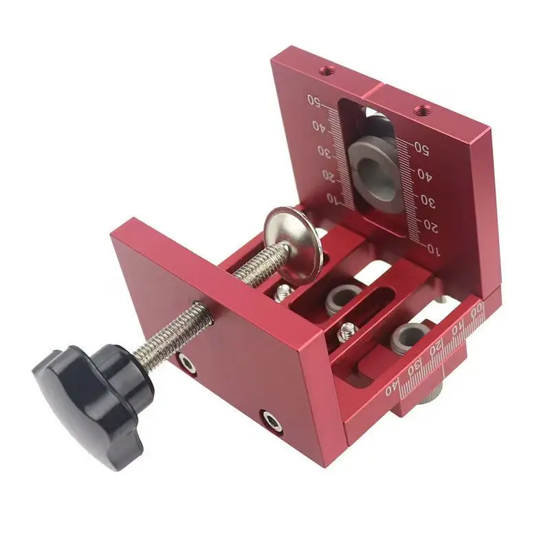 TEBAL Woodworking Three-in-one Positioning Puncher Adjustable Panel Furniture Opening Tool Wooden Board Splicing Drill