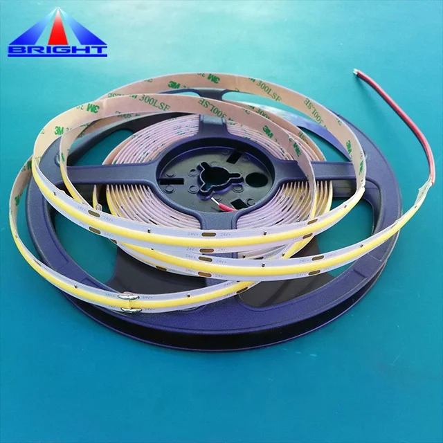 Flexible COB Led Light CRI90 Darkless Area 420leds FOB Led Strip Lighting DC24V Ultra Narrow 5mm Led Tape