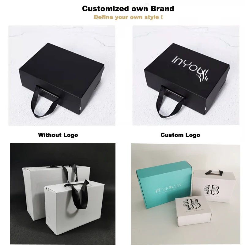 Buy Wholesale China Shoe Boxes Shoe Paper Boxes Customized Paper Storage Box  Kraft Folding Shoe Box With Handle & Shoe Boxes at USD 0.1