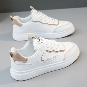 YQ29 Wholesale Custom Women's Small White Shoes Breathable Sports Shoes Soft Sole Fashion Casual Shoes