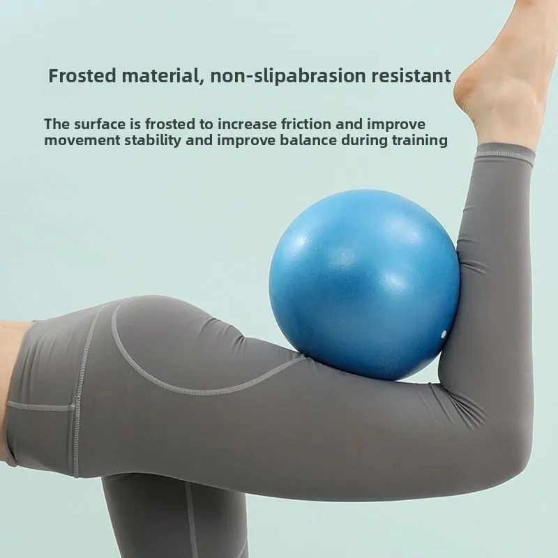 Yoga Fan- PVC Yoga Ball Sandblasted Abrasion-Resistant 25cm Pilates Mini-Ball product detail 3