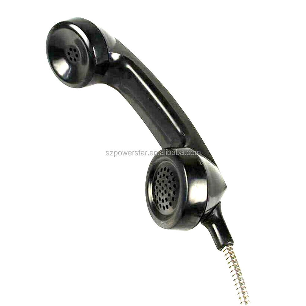 Low Price Dirt Proof Coin Telephone Handset Outside ABS Payphone Handset