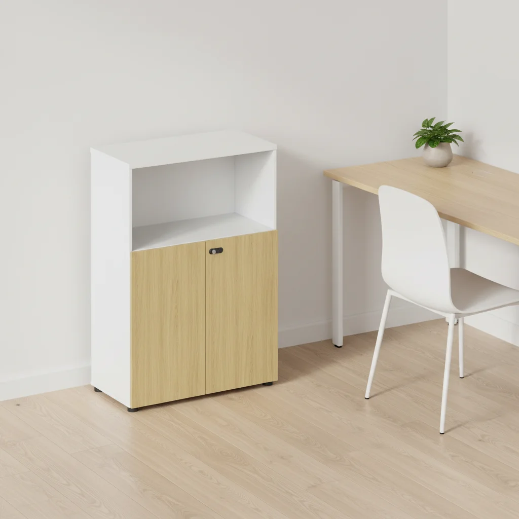 Modern Solid Wood Filing Cabinet and Document Organization Home Office Storage Solution with Large Capacity and Durable Design 2