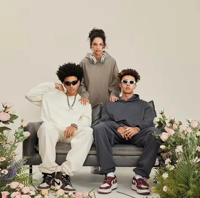 445gsm Heavyweight Men's Hoodies Sweatshirts Top Quality Custom Oversized Hoodie Winter Autumn