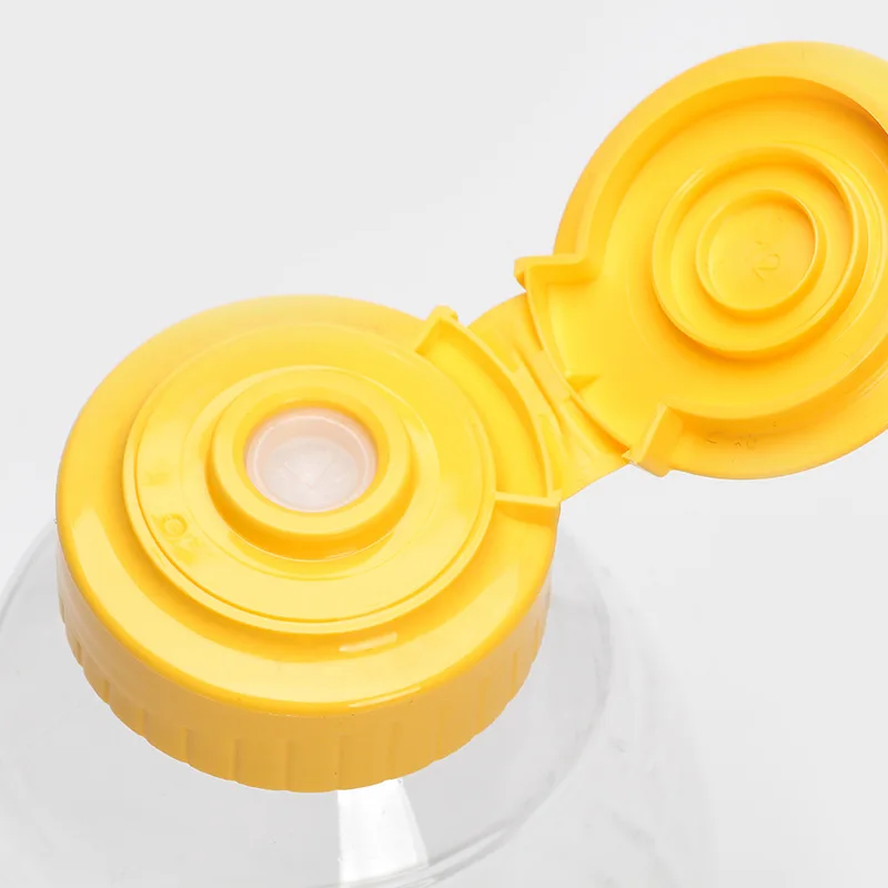 Factory Direct Sales Pet Plastic Honey Jar With Silicone Lid Squeeze