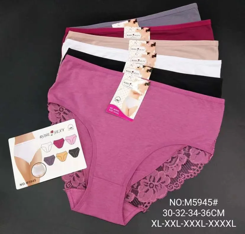 Custom Logo Panties Women Cotton Lace Panties Underwear Mix Color Sex