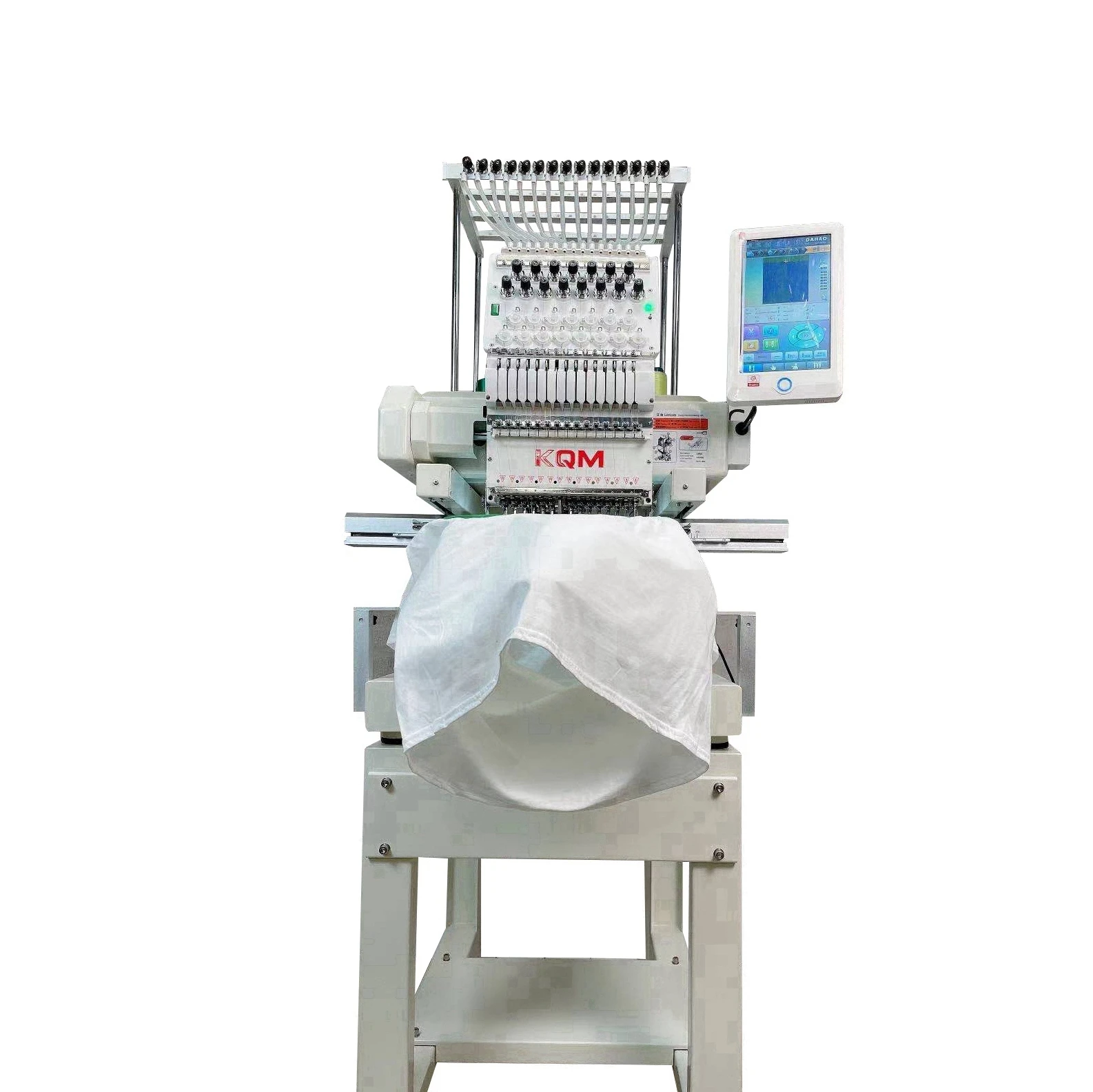 Single Heads 15 Color Embroidery Machine Computer Control Hat Tshirt