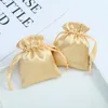 Yellow satin velvet bag