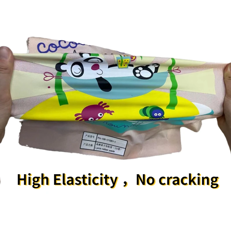 High Elastic Rubber clear Paste for Swimsuit Fabric Screen Printing